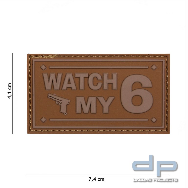 Emblem 3D PVC Watch My coyote
