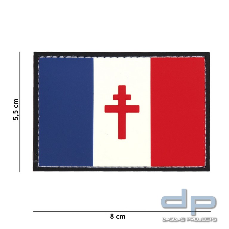 Emblem 3D PVC Französische Freiheit