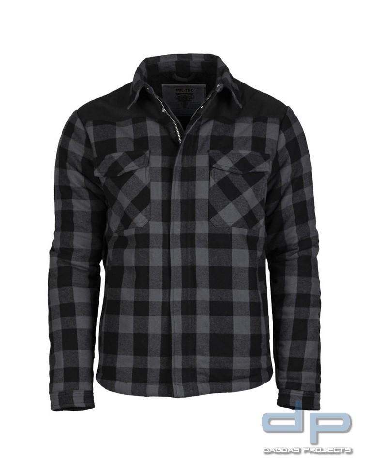 LUMBERJACKET SCHWARZ/GRAU