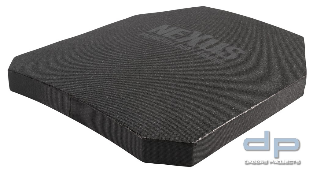 NEXUS BALLISTIK LEVEL III+ STAND ALONE SINGLE CURVE REAR PLATE