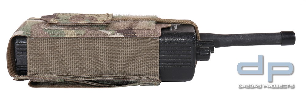WAS Laser Cut Adjustable Radio Pouch Multicam