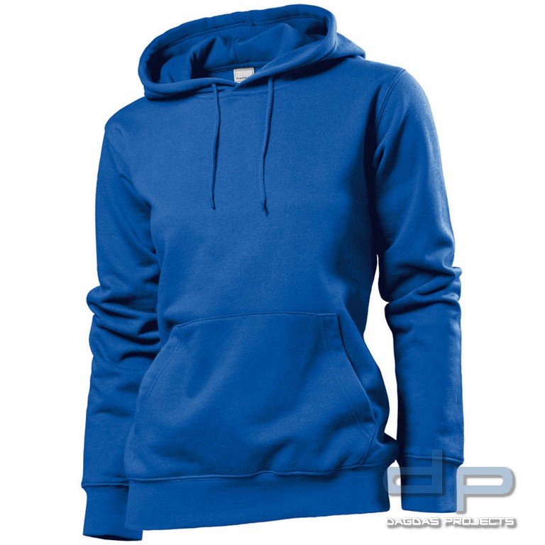 Woman Hooded Sweat mit Wunschtext in verschiedenen Farben