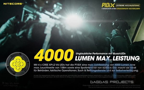 NITECORE P10IX (TASCHENLAMPE)