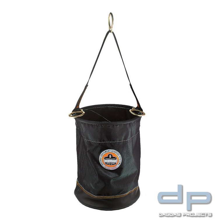 Ergodyne Synthetikeimer mit Lederboden - D-Ringe Arsenal 5650 in schwarz