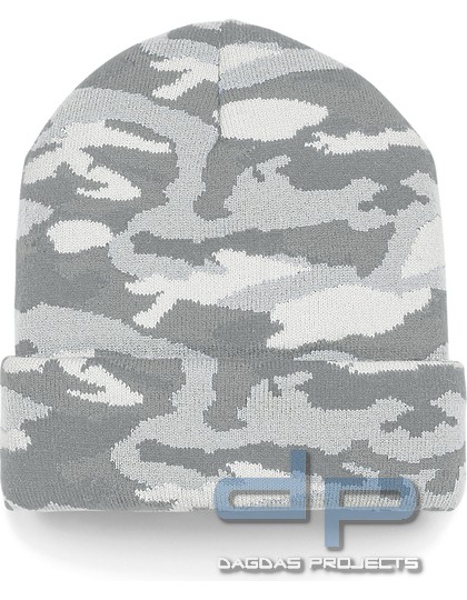 Camo Cuffed Beanie in verschiedenen Farben