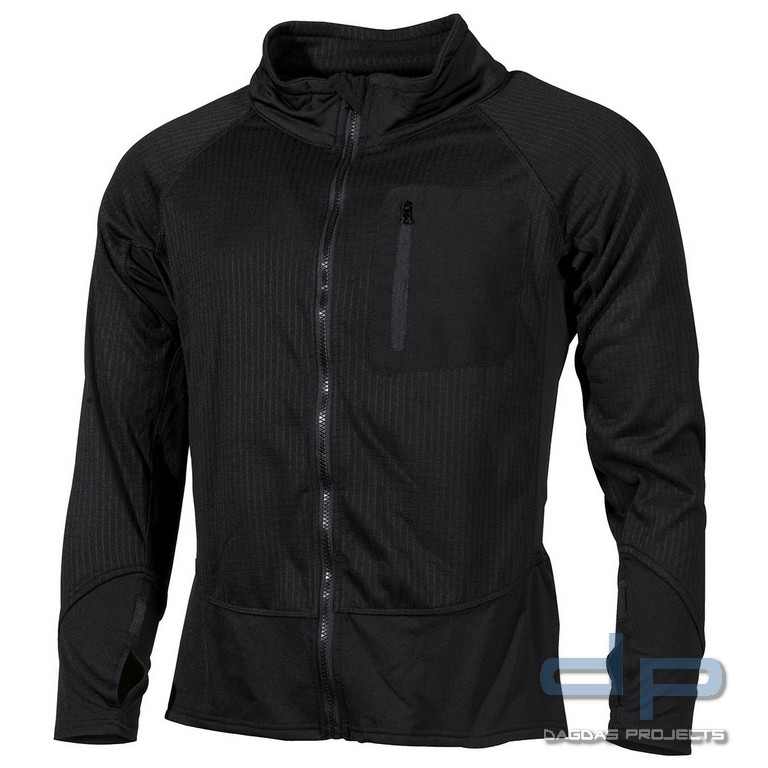 US Unterziehjacke, "Tactical", schwarz