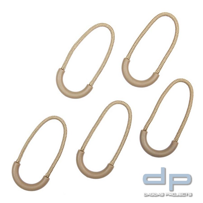 Reißverschluß Abzieher Tüte mit 5 Stck. in verschiedenen Farben