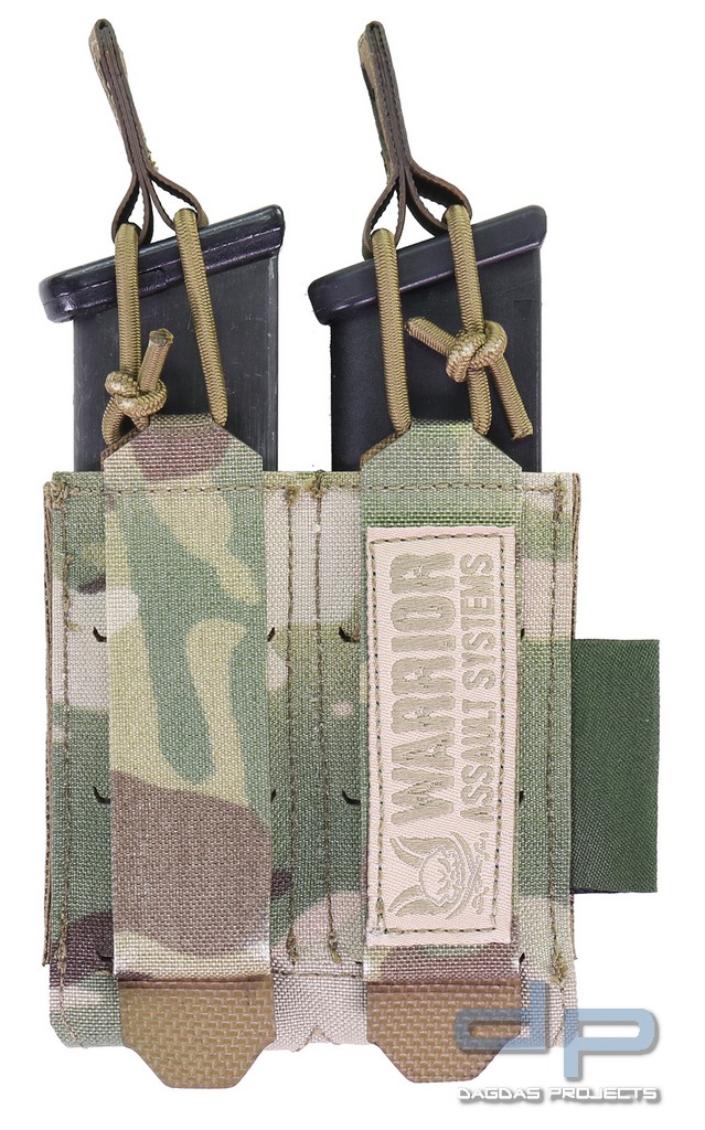 WAS Laser Cut Double Bungee Pistol Mag Pouch