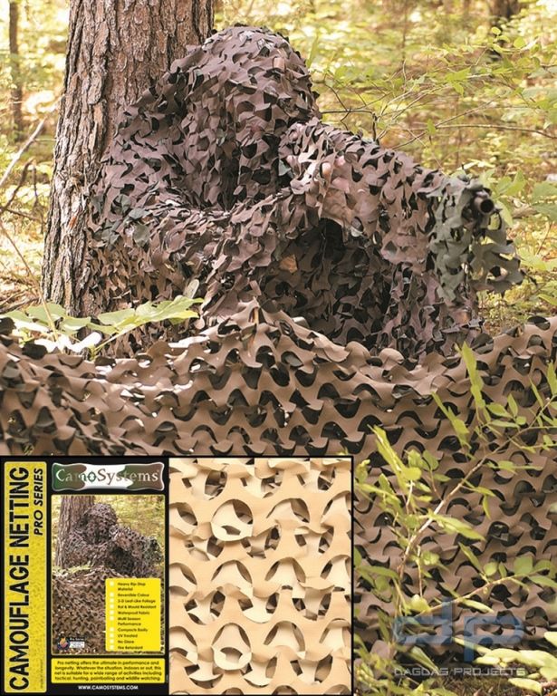 NETZ PRO CRAZY CAMO 2,4X6,0 DESERT