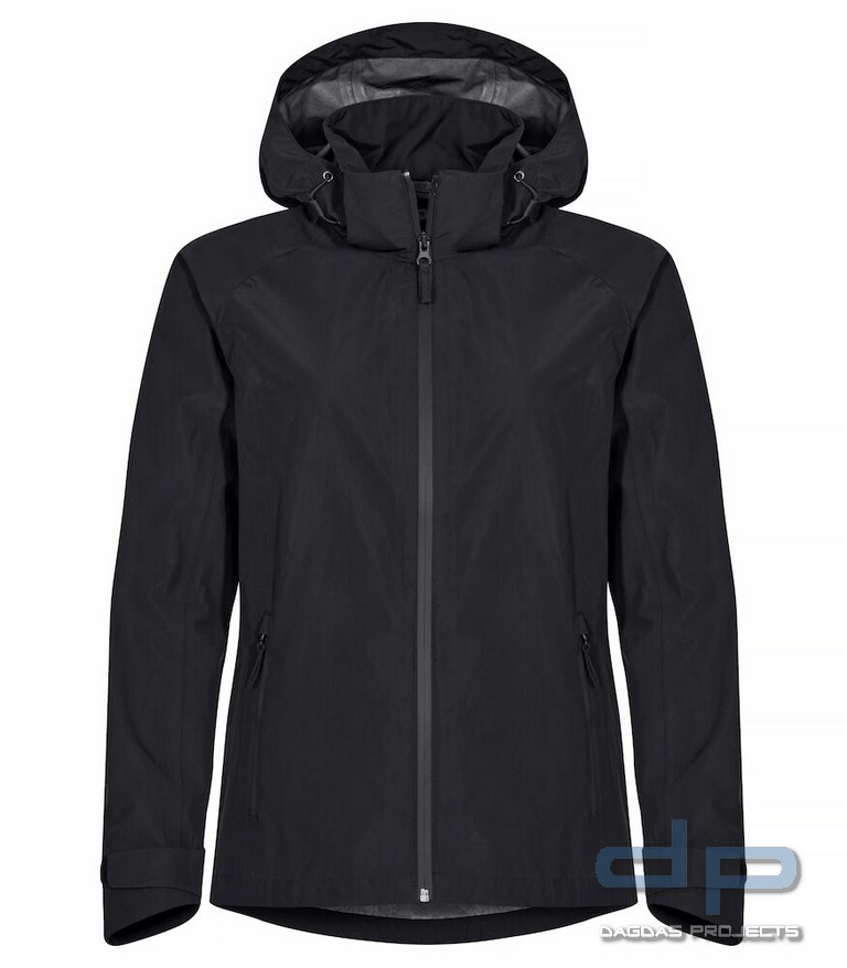 Classic Shell Jacket Lady in Schwarz und Dark Navy mit Aufdruck nach Wunsch