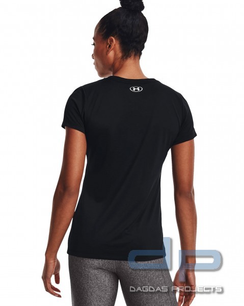 UNDER ARMOUR DAMEN TECH SOLID LOGO ARCH T-SHIRT  IN 2FARBEN