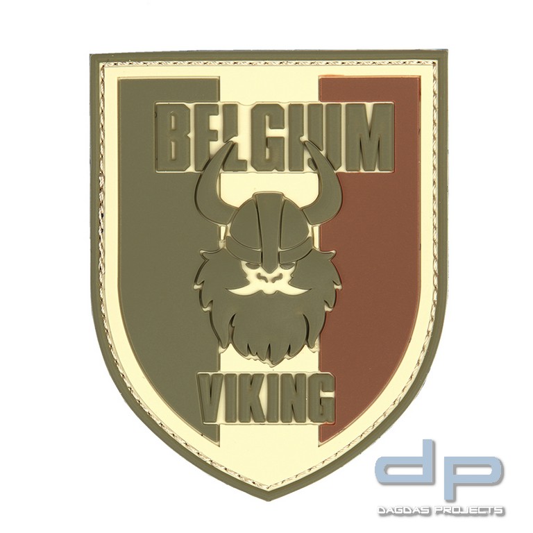 Emblem 3D PVC Belgium Viking multi