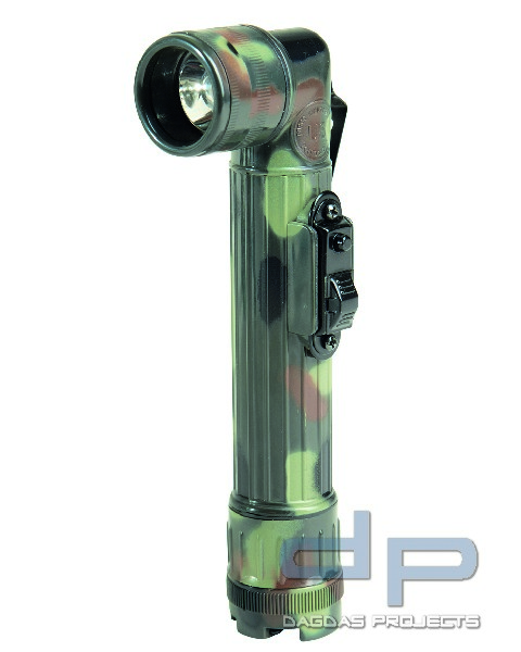 US LED WINKELTASCHENLAMPLE SM.FLECKT