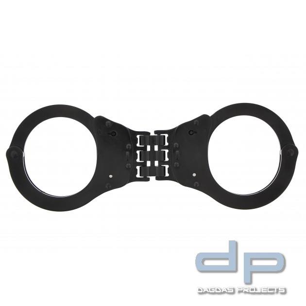 Handschellen mit Gelenk schwarz