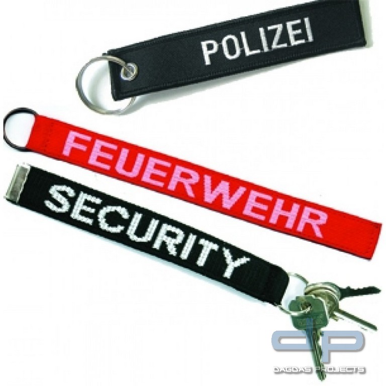 Schlüsselanhänger "Polizei" , "Security" , "Zoll"