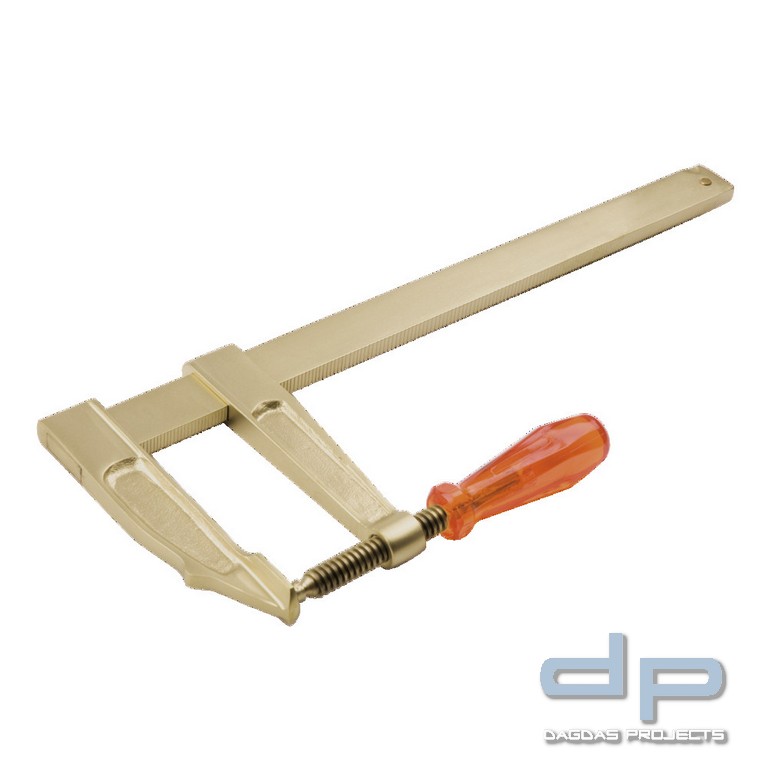 Spann-Schraubzwinge funkenfrei, 130 mm, 480 mm