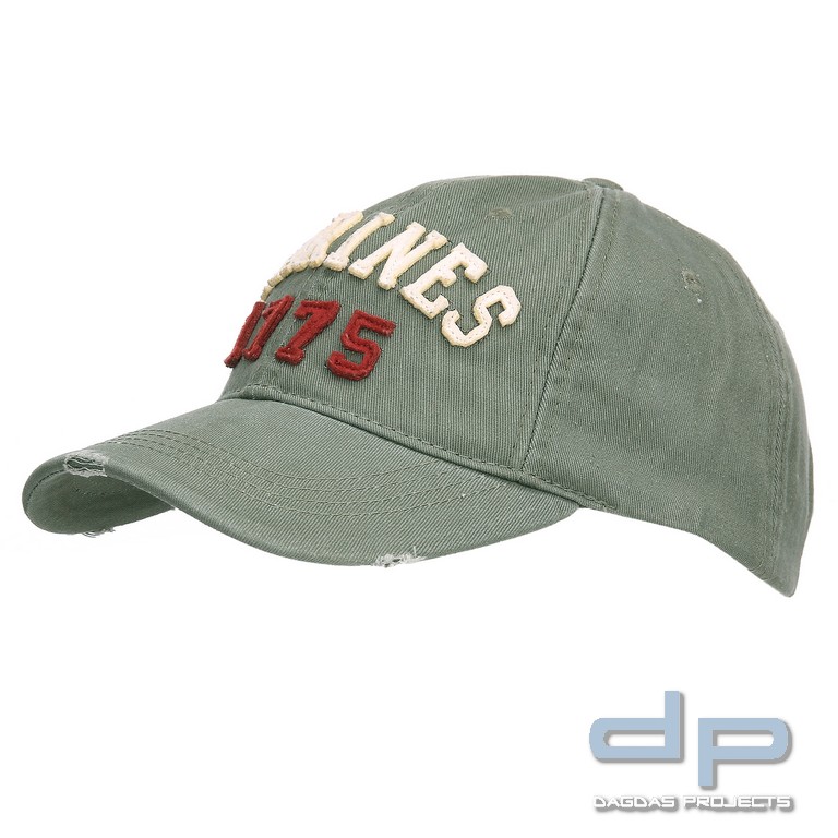 Baseball Cap Stone-Washed Marines 1775