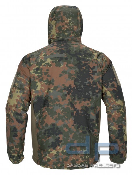 AB Hooded Jacket Insulated Level 4 Camouflage (Übergangs- Jacke) in Flecktarn