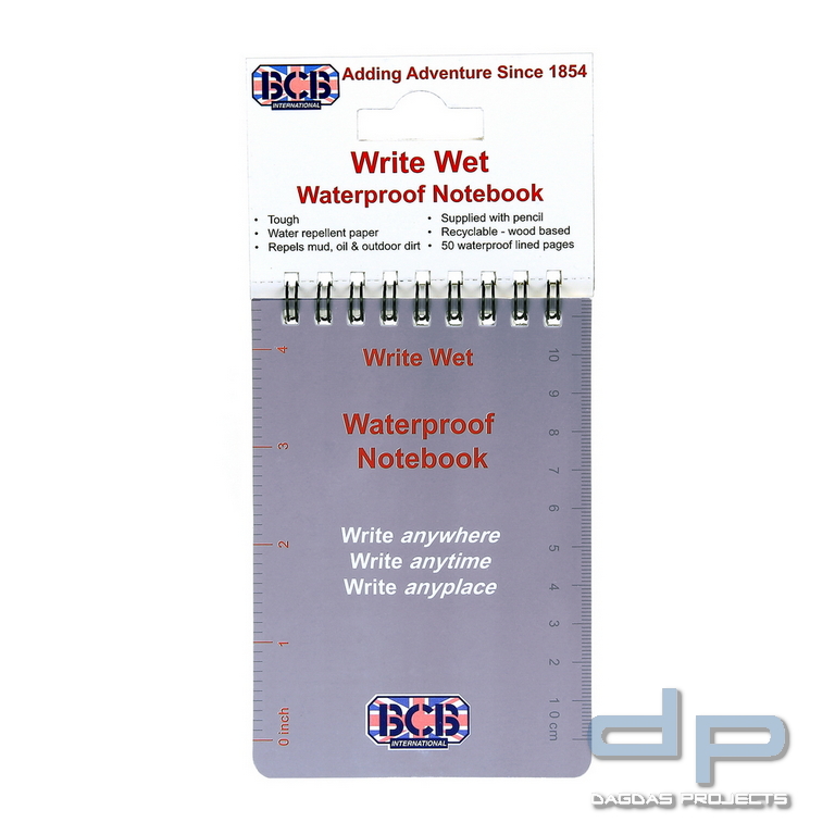 BCB Notebook wasserdicht
