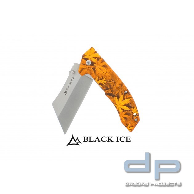 BLACK ICE Einhandmesser THC Orange