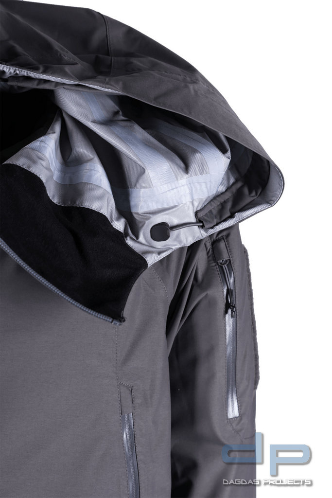 4-14 FACTORY RAIN JACKET ATACAMA in Schwarz und Oliv
