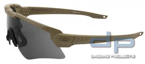 OAKLEY SI BALLISTIC M-FRAME ALPHA ARRAY TERAIN TAN/GREY+CLEAR