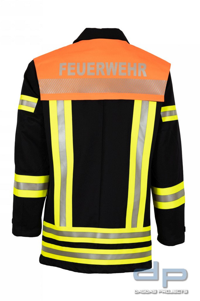 Einsatzjacke aus 50% Aramid-Kermel / 50% Viskose