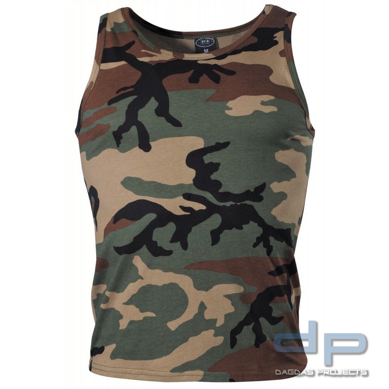 US Tank-Top, woodland, 170 g/m²