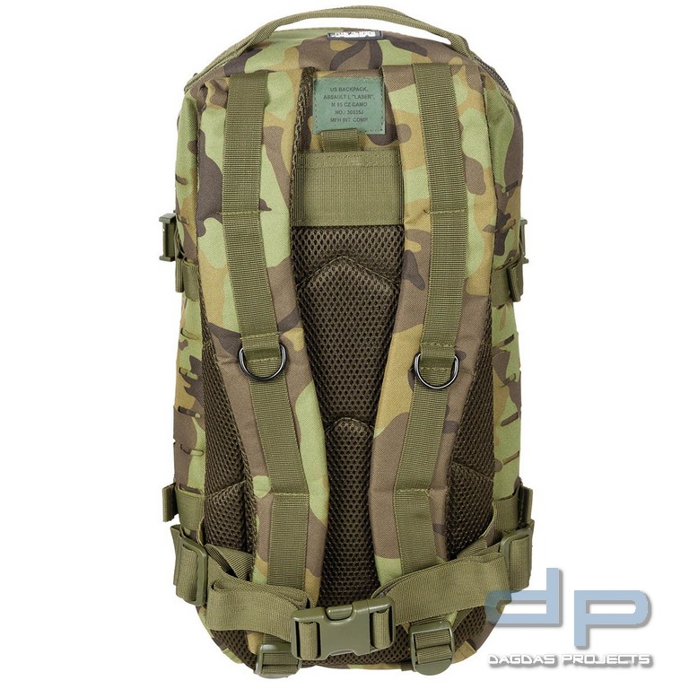 US Rucksack, Assault I, "Laser", M 95 CZ tarn