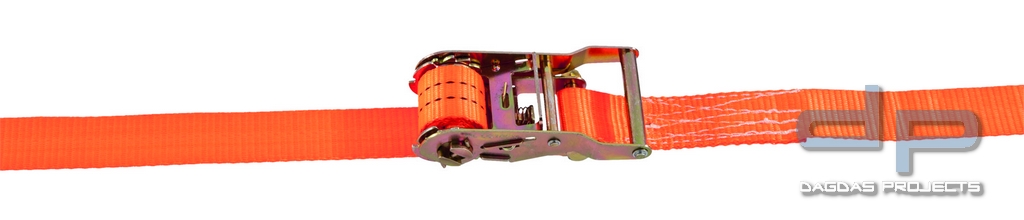 35 mm Zurrgurt 1-teilig mit Ratsche 35 mm x 4 m
