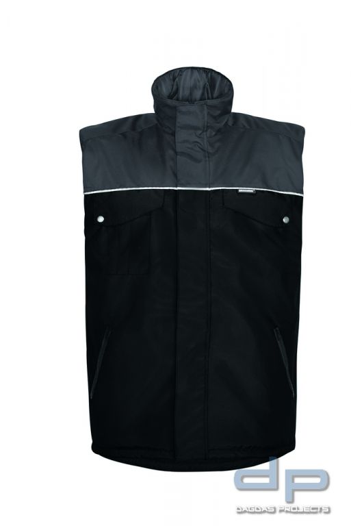 VARIOLINE Weste schwarz/grau