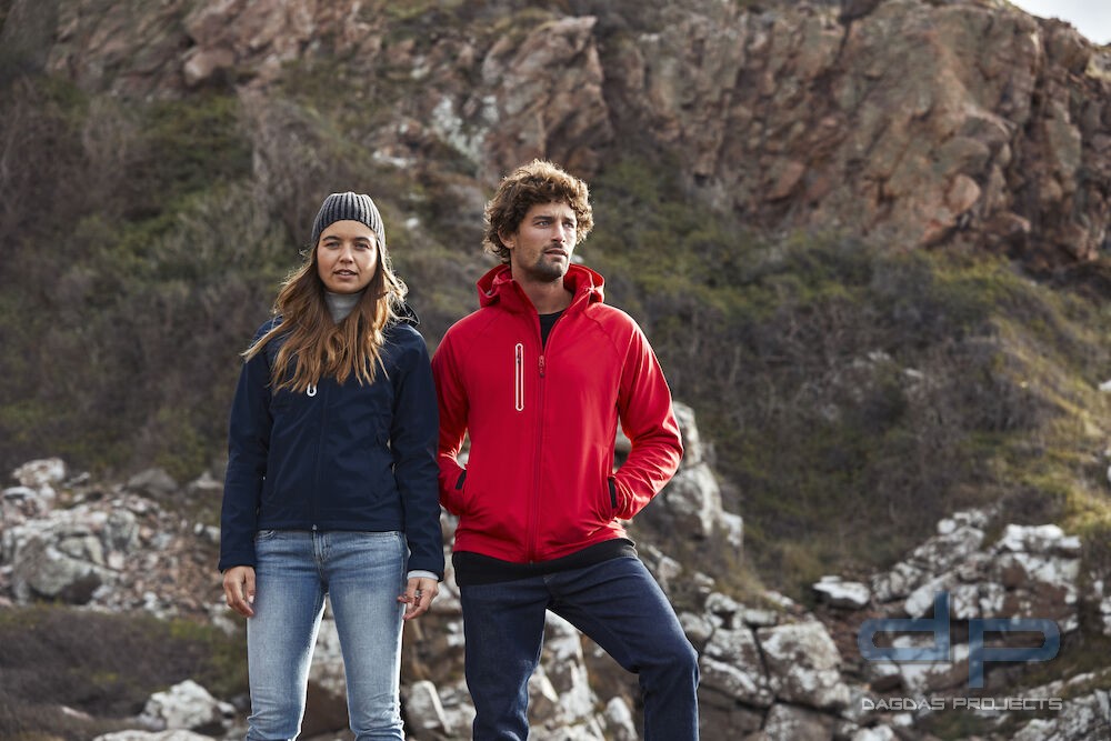 Damen Behörden Softshelljacke "Milford Jacket Ladies" in verschiedenen Farben mit Aufdruck nach Wuns