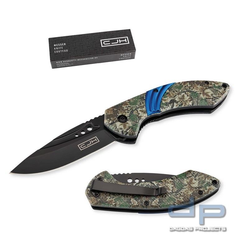 CJH Taschenmesser im Wood Camo Design