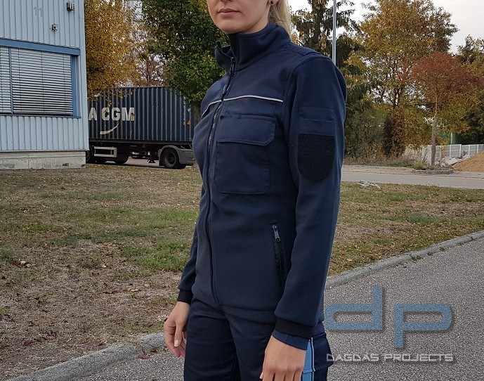 ETZEL Behörden Fleecejacke (Damen) mit Aufdruck nach Wunsch auf Brust und Rücken