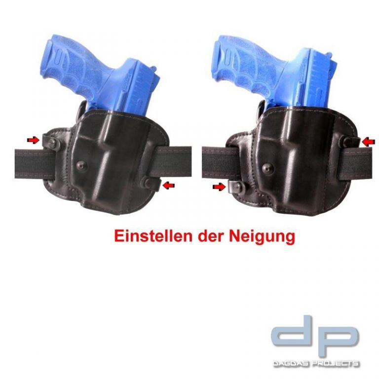 SAFARILAND® 537 GLSTM Gürtelholster, schwarz, Lederoptik