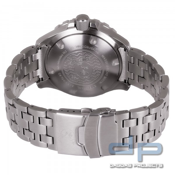 BOMBFROG© EDELSTAHLARMBAND FÜR BT25, FARBE: SILBER