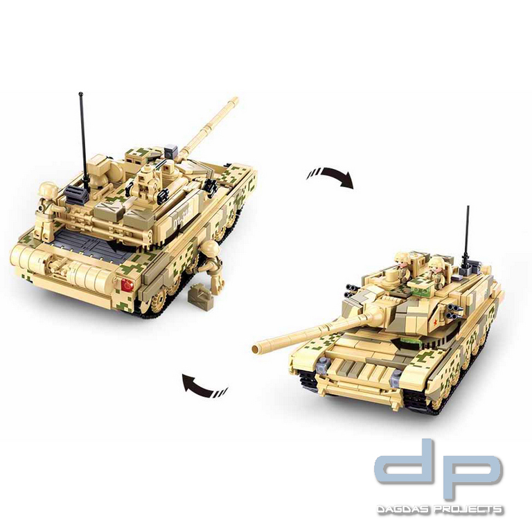 Sluban Main battle tank M38-B0790 #16163