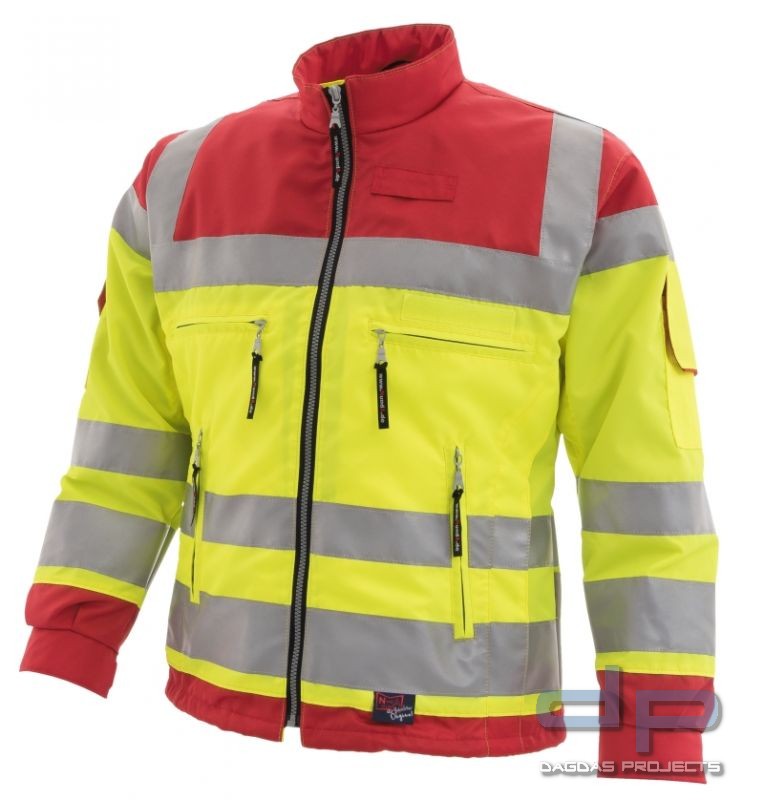 Sommerjacke Air-Komfort, leuchtgelb / rot