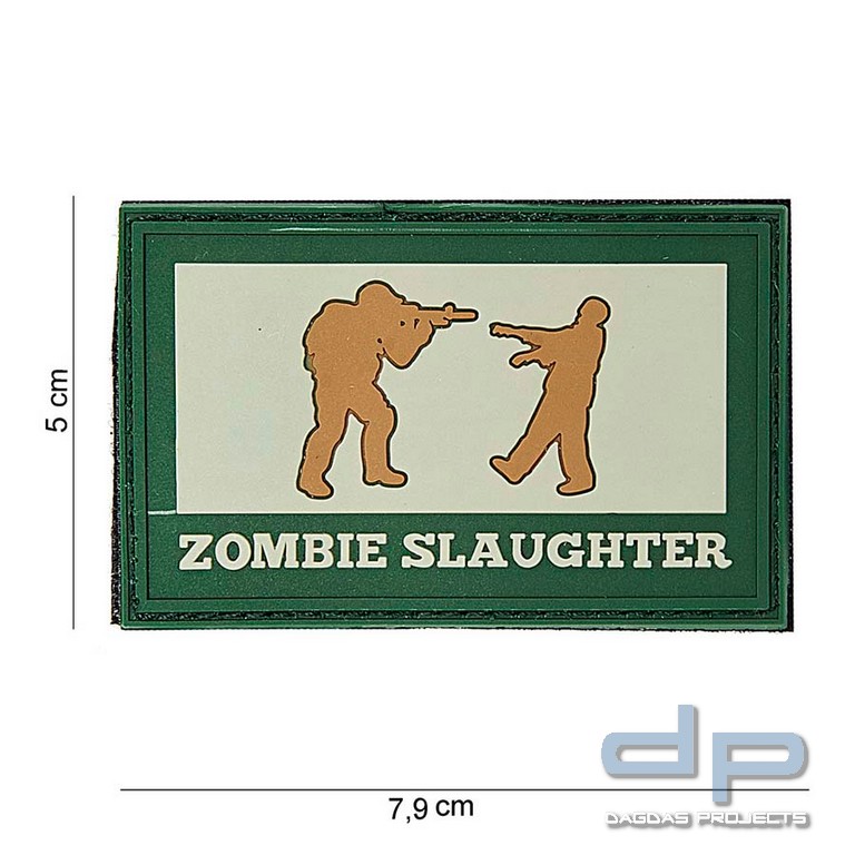 Emblem 3D PVC Zombie Slaughter