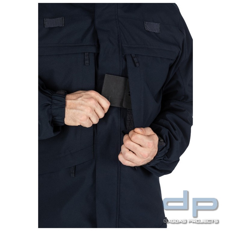 5.11 TACTICAL 3-IN-1 PARKA 2.0 in versch. Farben mit Wunschtext auf Brust und Rücken oder Panel