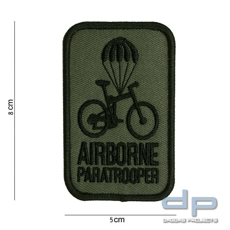 Emblem Stoff Paratrooper grün 11401 #3089