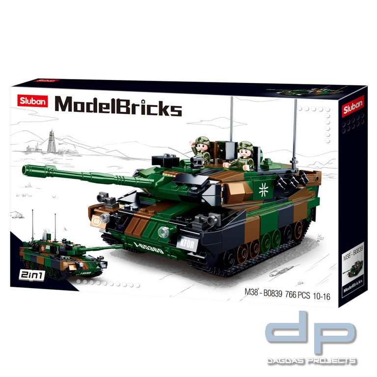 Sluban German Main Battle Tank M38-B0839
