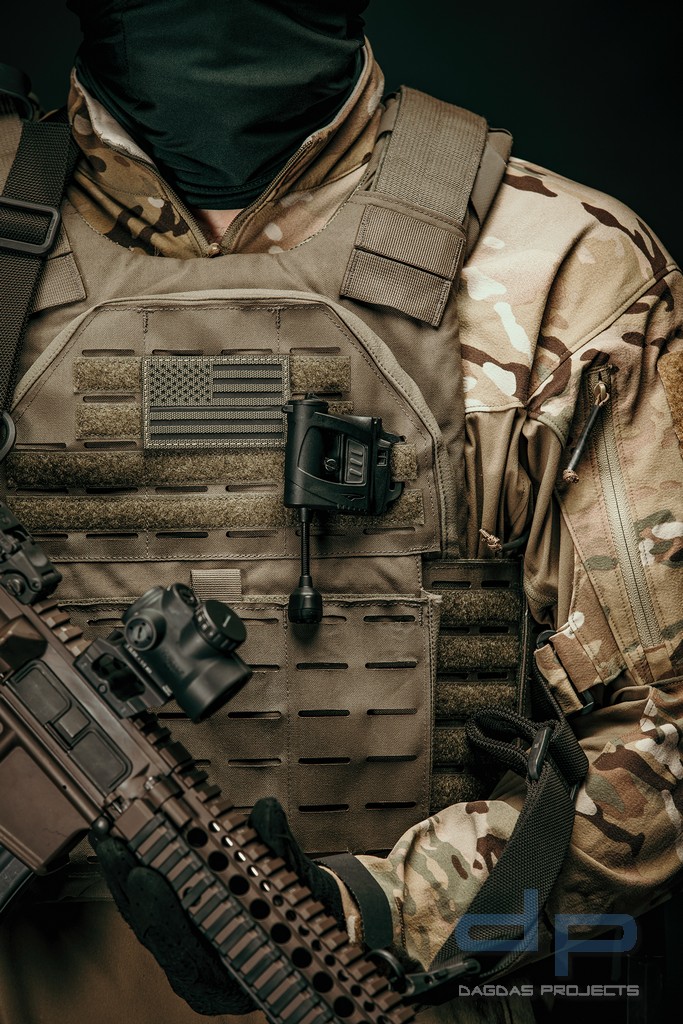 PRINCETON TEC CHARGE PRO HELMLAMPE LED ROT/WEISS/WEISS/IR