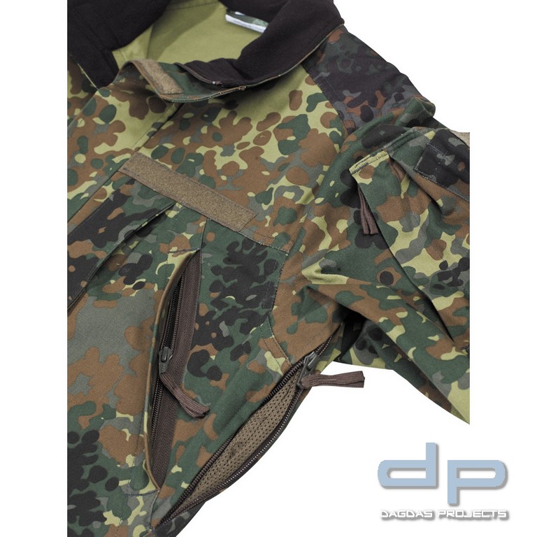 BW Kampfjacke, Einsatz/Übung, kurz, flecktarn