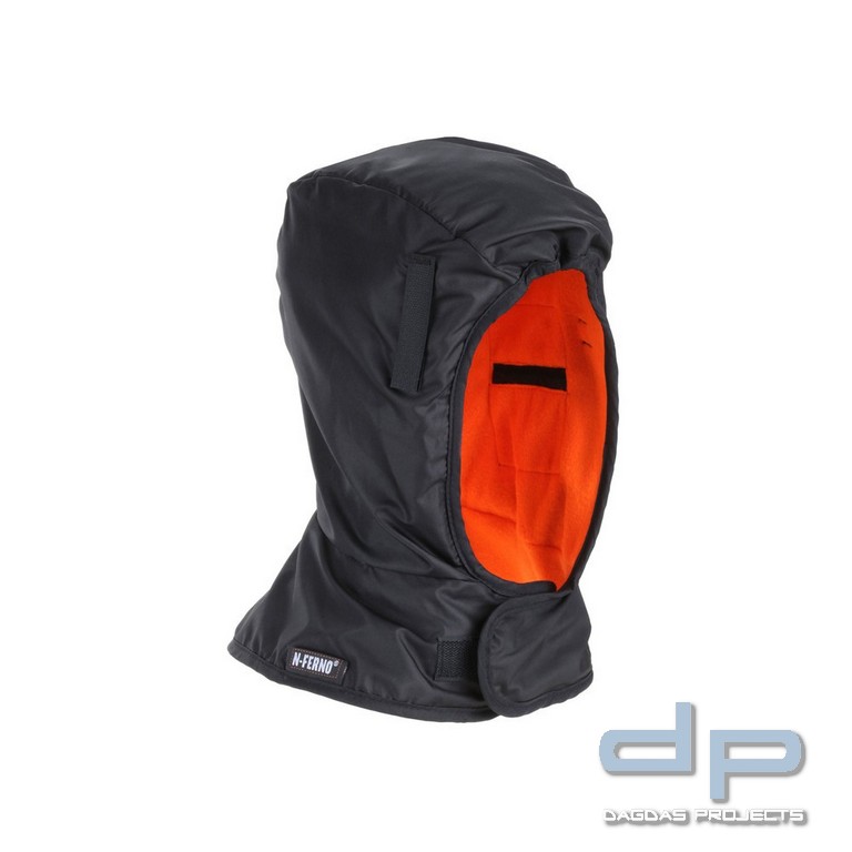 Ergodyne Winter-Helm-Einsatz, mit Fleece, N-Ferno 6842, schulterlang, schwarz VPE 12