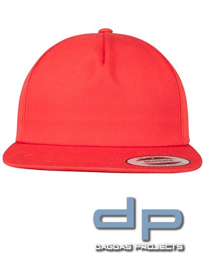 Unstructured 5-Panel Snapback in verschiedenen Farben mit Aufdruck nach Wunsch