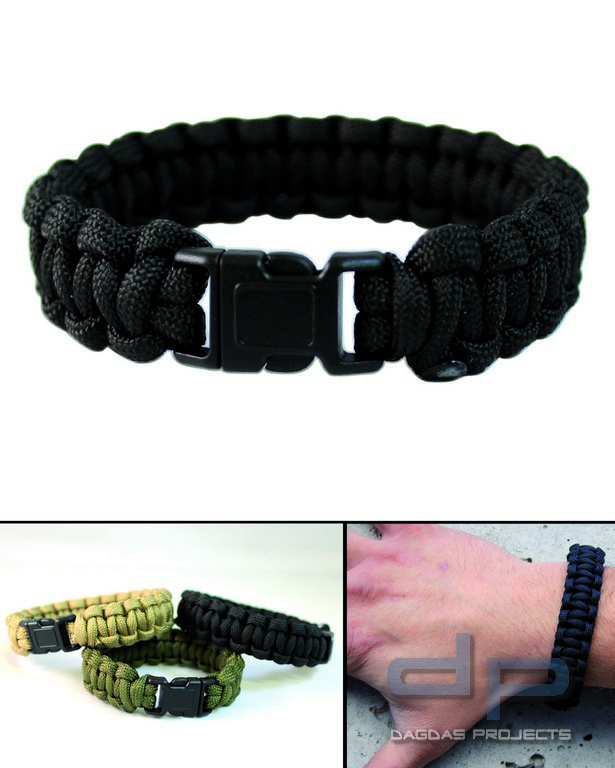 Survival Paracord Bracelet versch. Farben
