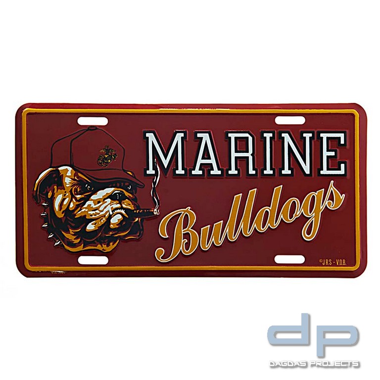 Nummernschild Marine Bulldogs 91