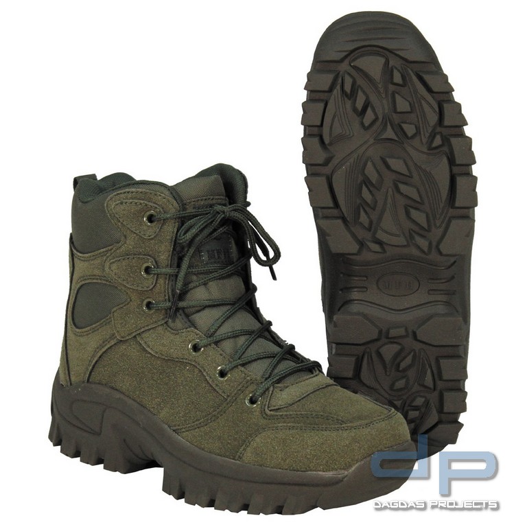 Stiefel, "Commando", oliv, knöchelhoch