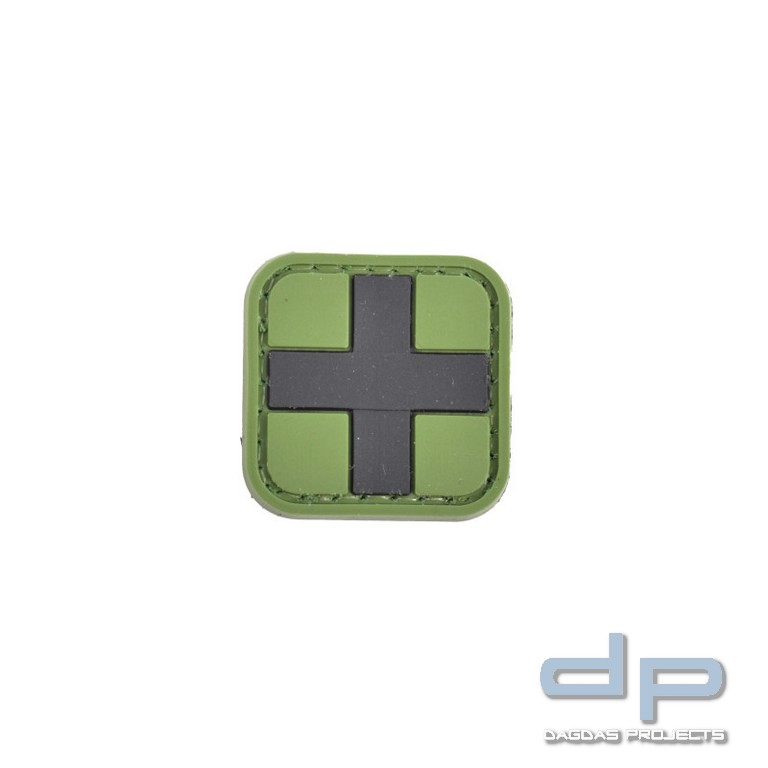 Klettabzeichen Erste Hilfe (First Aid) - gummiert (30 x 30 mm)